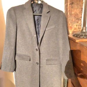 FULTON WOOL CASHMERE TOPCOAT - GRAY